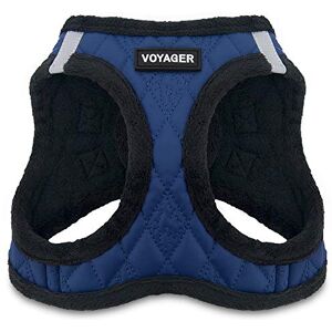Best Pet Supplies Dog Harness - XS, Royal Blue Faux Leather, Soft Plush Best Pet Supplies Dog Harness - XS, Royal Blue Faux Leather, Soft Plush