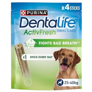 Dentalife ActivFresh Large Dental Chicken Dog Chews 4 Sticks, Pack of 6 Dentalife ActivFresh Large Dental Chicken Dog Chews 4 Sticks, Pack of 6