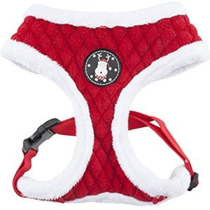 Puppia Blitzen Dog Harness Over-The-Head Warm Winter Christmas Holiday Harness Adjustable Chest for Small and Medium Dog, Red, Medium Puppia Blitzen Dog Harness Over-The-Head Warm Winter Christmas Holiday Harness Adjustable Chest for Small and Medium Dog, Red, Medium