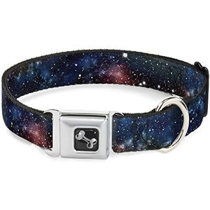 Buckle Down Space Dust Collage Dog Collar - Large - 1" Wide - Fits 15-26" Neck Buckle Down Space Dust Collage Dog Collar - Large - 1" Wide - Fits 15-26" Neck