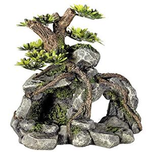 Nobby Aqua Ornaments 28636 Stone Cave with Plants 198 g Nobby Aqua Ornaments 28636 Stone Cave with Plants 198 g