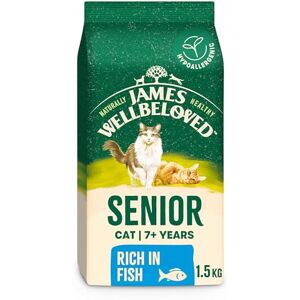 James Wellbeloved Hypoallergenic Dry Cat Food for Senior Cats Fish 1.5 kg James Wellbeloved Hypoallergenic Dry Cat Food for Senior Cats Fish 1.5 kg