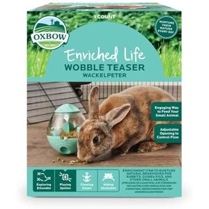 Oxbow Enriched Life Wobble Teaser Rabbit Toys, Guinea Pig Toys, Hamster, Rabbit, Chinchilla, Rat, Chinchilla Cage Accessories, Guinea Pig Accessories for Cage Oxbow Enriched Life Wobble Teaser Rabbit Toys, Guinea Pig Toys, Hamster, Rabbit, Chinchilla, Rat, Chinchilla Cage Accessories, Guinea Pig Accessories for Cage