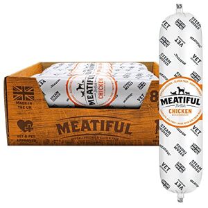 Meatiful Complete Wet Dog Food, British Chicken with Brown Rice Natural Ingredients with Added Vitamins & Minerals 80% Fresh Chicken Hypoallergenic & Gluten Free (10 x 720g) Meatiful Complete Wet Dog Food, British Chicken with Brown Rice Natural Ingredients with Added Vitamins & Minerals 80% Fresh Chicken Hypoallergenic & Gluten Free (10 x 720g)