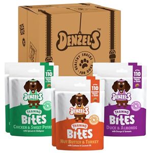 Denzel's All Natural Dog Treats Training Bites Meat Variety Pack (6 x 100g) Denzel's All Natural Dog Treats Training Bites Meat Variety Pack (6 x 100g)