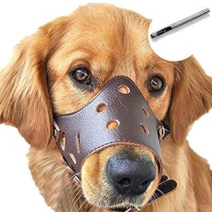 Generic Leather Dog Muzzle - Brown - L - Dog Muzzle Generic Leather Dog Muzzle - Brown - L - Dog Muzzle