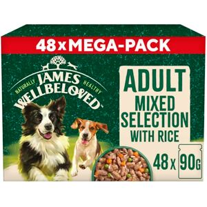 James Wellbeloved Adult Dog Food Mixed Selection in Gravy Pouch 48 x 90 g James Wellbeloved Adult Dog Food Mixed Selection in Gravy Pouch 48 x 90 g