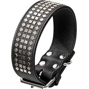 Karlie Vintage Dog Collar with Square Studs 50 mm Black Karlie Vintage Dog Collar with Square Studs 50 mm Black