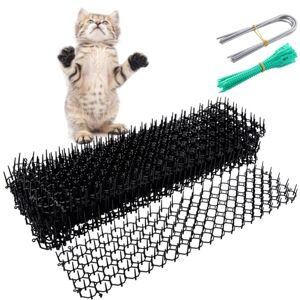 ASelected 12 Piece Anti Cat Spikes 13x49Cm Cat Scat Mat with Spikes Prickle Strip Dig Stopper, Dog Fox Deterrent Mat Deterants for Indoor Outdoor Garden Plants Fence ASelected 12 Piece Anti Cat Spikes 13x49Cm Cat Scat Mat with Spikes Prickle Strip Dig Stopper, Dog Fox Deterrent Mat Deterants for Indoor Outdoor Garden Plants Fence