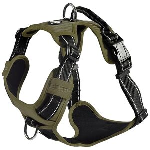 Bobby Rando Walk Dog Harness, Dog Harness Dog Medium Small Large Nylon, Safe, Comfortable, Reflective, Adjustable, Khaki, xL/53-82x2,5 CM Bobby Rando Walk Dog Harness, Dog Harness Dog Medium Small Large Nylon, Safe, Comfortable, Reflective, Adjustable, Khaki, xL/53-82x2,5 CM