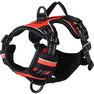 Flamingo Dog Harness Balou Red S 31-55cm 40-55cm 20mm Flamingo Dog Harness Balou Red S 31-55cm 40-55cm 20mm