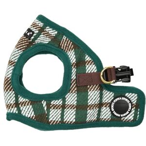 Puppia Festive Vest Dog Harness Step-in Warm Winter Checkered Pattern for Small and Medium Dog, Green, Medium Puppia Festive Vest Dog Harness Step-in Warm Winter Checkered Pattern for Small and Medium Dog, Green, Medium