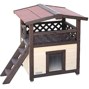 Kerbl Pet Kerbl Cat House "4-Seasons Deluxe" 88x57x77cm Kerbl Pet Kerbl Cat House "4-Seasons Deluxe" 88x57x77cm