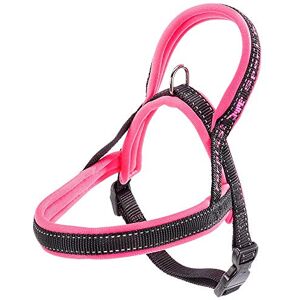 Ferplast Dog Harness SPORT DOG, Small Dog Harness, Norvegian Type Harness for Dogs, Perfect Fitting, Soft padding, Reflective Nylon, Pet Name Tag, Fuchsia Ferplast Dog Harness SPORT DOG, Small Dog Harness, Norvegian Type Harness for Dogs, Perfect Fitting, Soft padding, Reflective Nylon, Pet Name Tag, Fuchsia