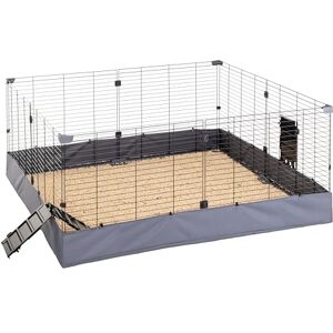 Ferplast Guinea pig Cage, HUB 04, Ideal small animal cage, Indoor/Outdoor Pet pen, Waterproof machine washable Bottom, Easy assembly, Extendable and Modular, 140 x 140,5 x 59,5 cm Ferplast Guinea pig Cage, HUB 04, Ideal small animal cage, Indoor/Outdoor Pet pen, Waterproof machine washable Bottom, Easy assembly, Extendable and Modular, 140 x 140,5 x 59,5 cm