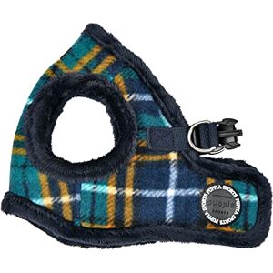 Puppia Norman Vest Dog Harness Step-in Warm Winter Checkered Pattern for Small and Medium Dog, Navy, Large Puppia Norman Vest Dog Harness Step-in Warm Winter Checkered Pattern for Small and Medium Dog, Navy, Large