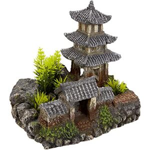 Nobby Asian Temple Aquarium Ornaments, 18.5 x 14.2 x 17 cm Nobby Asian Temple Aquarium Ornaments, 18.5 x 14.2 x 17 cm