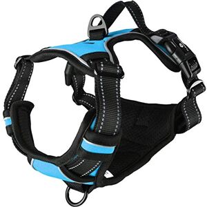 Flamingo Dog Harness Balou Blue M 32-56cm 50-65cm 25mm Flamingo Dog Harness Balou Blue M 32-56cm 50-65cm 25mm