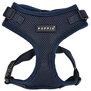 Puppia Ritefit Dog Harness small dog and medium dog harness Adjustable and Super soft in many colours Also usable as Puppy Harness Anti Pull Dog Lead, Navy, L Puppia Ritefit Dog Harness small dog and medium dog harness Adjustable and Super soft in many colours Also usable as Puppy Harness Anti Pull Dog Lead, Navy, L