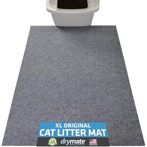 Drymate XL Original Cat Litter Mat, Contains Mess from Box, Protects Floors, Urine-Proof, Machine Washable, Soft on Kitty Paws, Absorbent, Waterproof (USA Made, Recycled Content) (29”x36”)(Light Grey) Drymate XL Original Cat Litter Mat, Contains Mess from Box, Protects Floors, Urine-Proof, Machine Washable, Soft on Kitty Paws, Absorbent, Waterproof (USA Made, Recycled Content) (29”x36”)(Light Grey)
