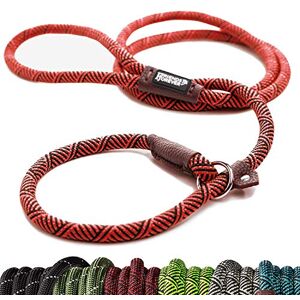 Friends Forever Extremely Durable Dog Rope Leash, Premium Quality Mountain Climbing Rope Lead, Strong, Sturdy Comfortable Leash Supports The Strongest Pulling Large Medium Dogs 6 feet, Red Friends Forever Extremely Durable Dog Rope Leash, Premium Quality Mountain Climbing Rope Lead, Strong, Sturdy Comfortable Leash Supports The Strongest Pulling Large Medium Dogs 6 feet, Red