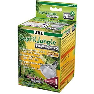 JBL ReptilJungle L-U-W Light alu 70 W, Wide-beam spotlight for rainforest terrariums JBL ReptilJungle L-U-W Light alu 70 W, Wide-beam spotlight for rainforest terrariums