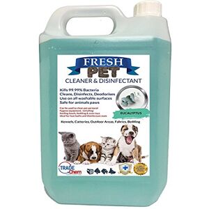 Trade Chemicals Fresh Pet Kennel/Cattery Disinfectant and Deodoriser 5L (EUCALYPTUS) Trade Chemicals Fresh Pet Kennel/Cattery Disinfectant and Deodoriser 5L (EUCALYPTUS)