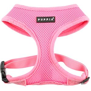 Puppia Soft Harness, L, Pink Puppia Soft Harness, L, Pink