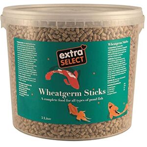 Extra Select Wheatgerm Sticks Complete Fish Food Tub, 5 Litre Extra Select Wheatgerm Sticks Complete Fish Food Tub, 5 Litre