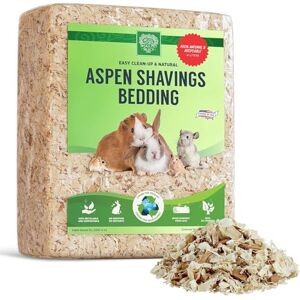 SMALL PET SELECT Aspen Bedding 41L, Litter for Rabbit, Guinea Pig, Hamster, Bunny and other Small Animals, Real Wood Shavings, 41L SMALL PET SELECT Aspen Bedding 41L, Litter for Rabbit, Guinea Pig, Hamster, Bunny and other Small Animals, Real Wood Shavings, 41L