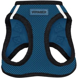 Best Pet Supplies Voyager Step-in Air Dog Harness All Weather Mesh Step in Vest Harness for Small and Medium Dogs by Harness (Blue/Black Trim), Medium Best Pet Supplies Voyager Step-in Air Dog Harness All Weather Mesh Step in Vest Harness for Small and Medium Dogs by Harness (Blue/Black Trim), Medium