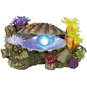 Nobby Aqua Ornaments Shells with Plants with LED, 21.3 x 14.7 x 10.7 cm, Pack of 1 Nobby Aqua Ornaments Shells with Plants with LED, 21.3 x 14.7 x 10.7 cm, Pack of 1