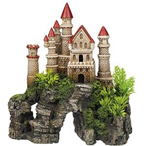 Nobby Aqua Ornaments Castle with Plants, Resin, Various, 550 g (Pack of 1) Nobby Aqua Ornaments Castle with Plants, Resin, Various, 550 g (Pack of 1)