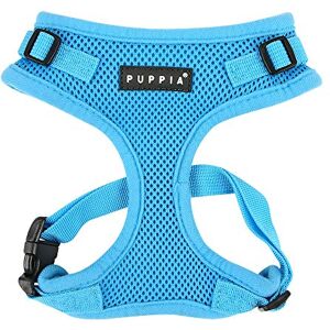 Puppia Ritefit Dog Harness small dog and medium dog harness Adjustable and Super soft in many colours Also usable as Puppy Harness Anti Pull Dog Lead, Sky Blue, L Puppia Ritefit Dog Harness small dog and medium dog harness Adjustable and Super soft in many colours Also usable as Puppy Harness Anti Pull Dog Lead, Sky Blue, L