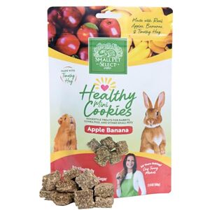 SMALL PET SELECT – Healthy Snackers for Rabbits, Guinea Pigs & Small Pets All-Natural Baked Treats with Apple & Banana for Wholesome, Delicious Snacking SMALL PET SELECT – Healthy Snackers for Rabbits, Guinea Pigs & Small Pets All-Natural Baked Treats with Apple & Banana for Wholesome, Delicious Snacking