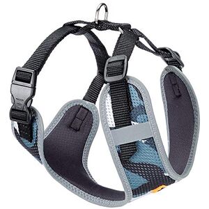 Ferplast Dog Harness Medium NIKITA S, Breathable Dog Harness, Padded and Adjustable, Easy to Wear, Reflective Edges, Chest 30-41 cm. Grey Ferplast Dog Harness Medium NIKITA S, Breathable Dog Harness, Padded and Adjustable, Easy to Wear, Reflective Edges, Chest 30-41 cm. Grey