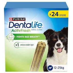 Dentalife ActivFresh Medium Dental Chicken Dog Chews 24 Sticks, Pack of 2 Dentalife ActivFresh Medium Dental Chicken Dog Chews 24 Sticks, Pack of 2