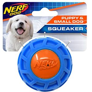 Nerf Dog 2.5in TPR EXO Squeak Ball Blue/Orange Nerf Dog 2.5in TPR EXO Squeak Ball Blue/Orange