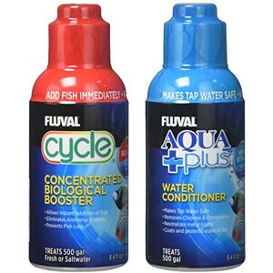 Fluval Water Care Value Pack, including Cycle & Aqua Plus for Fresh & Saltwater Aquariums 250ml Fluval Water Care Value Pack, including Cycle & Aqua Plus for Fresh & Saltwater Aquariums 250ml