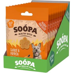Soopa 10 Pack Carrot & Pumpkin Natural Dog Healthy Treat Bites Soopa 10 Pack Carrot & Pumpkin Natural Dog Healthy Treat Bites