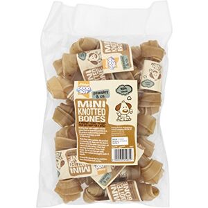 Good Boy Mini Rawhide Knotted Bones Dog Chews Made From 100 Percent Natural Hide Pack of 15 Dog Treats Natural Good Boy Mini Rawhide Knotted Bones Dog Chews Made From 100 Percent Natural Hide Pack of 15 Dog Treats Natural