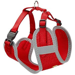 Ferplast Small Dog Harness NIKITA XS, Breathable Cat Harness, Padded and Adjustable, Easy to Wear, Reflective Edges, Chest 28-40 cm. Red Ferplast Small Dog Harness NIKITA XS, Breathable Cat Harness, Padded and Adjustable, Easy to Wear, Reflective Edges, Chest 28-40 cm. Red