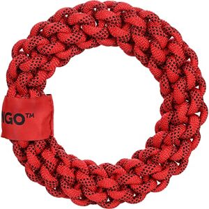 Flamingo DT VOKAS ROPE RING RED/BLACK L 25CM Flamingo DT VOKAS ROPE RING RED/BLACK L 25CM