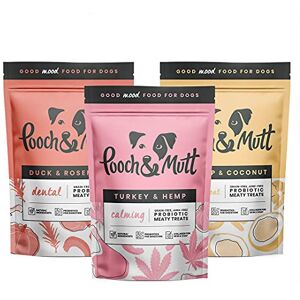 Pooch & Mutt Meaty Dog Treats (Grain Free), Variety Set, Pack of 3x120g Pooch & Mutt Meaty Dog Treats (Grain Free), Variety Set, Pack of 3x120g