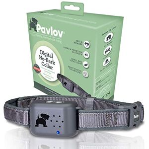 Company of Animals Pavlov Digital Anti Bark Collar, deterrent device to stop dogs barking, no shock only sound & vibration, safe & humane, no bark training for small medium & large dogs, water resistant and lightweight Company of Animals Pavlov Digital Anti Bark Collar, deterrent device to stop dogs barking, no shock only sound & vibration, safe & humane, no bark training for small medium & large dogs, water resistant and lightweight