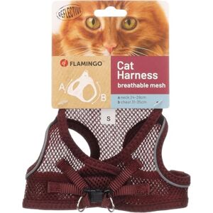 Flamingo Cat Harness Step&Go Berta Aubergine S 24-29cm 31-35cm Flamingo Cat Harness Step&Go Berta Aubergine S 24-29cm 31-35cm