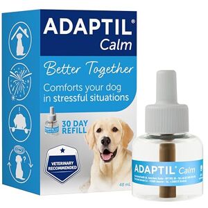 ADAPTIL 30 Day Refill For Calm Home Diffuser For Dogs 1 Refill For Dog Calming Plug In Pheromone Diffuser To Help Reduce Anxiety And Stress In Pet Dogs Diffuser Helps Dogs Stay Calmer ADAPTIL 30 Day Refill For Calm Home Diffuser For Dogs 1 Refill For Dog Calming Plug In Pheromone Diffuser To Help Reduce Anxiety And Stress In Pet Dogs Diffuser Helps Dogs Stay Calmer
