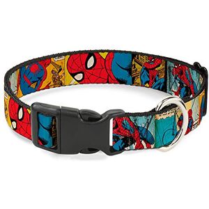 Marvel Dog Collar - 11-17 Inch Adjustable Polyester Vibrant Design - Dog Collar Marvel Dog Collar - 11-17 Inch Adjustable Polyester Vibrant Design - Dog Collar