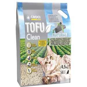 Croci Tofu Clean 10L Activated Carbon Litter – Cat Litter Bouncing Odour Free with Activated Carbon, Biodegradable to Throw Into the Toilet, 100% Vegetable, Long-Lasting Sand Croci Tofu Clean 10L Activated Carbon Litter – Cat Litter Bouncing Odour Free with Activated Carbon, Biodegradable to Throw Into the Toilet, 100% Vegetable, Long-Lasting Sand