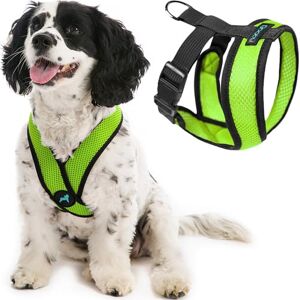 Gooby Medium Green Choke Free Comfort X Dog Harness - Dog Harness Gooby Medium Green Choke Free Comfort X Dog Harness - Dog Harness